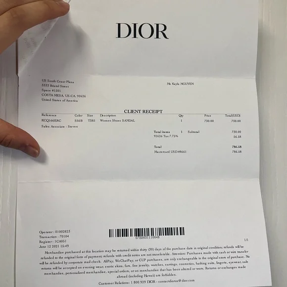 Worn a couple times. Should have box and receipt. Dior B23 hi-top sneakers Worn a couple times as seen... | Depop main image 4
